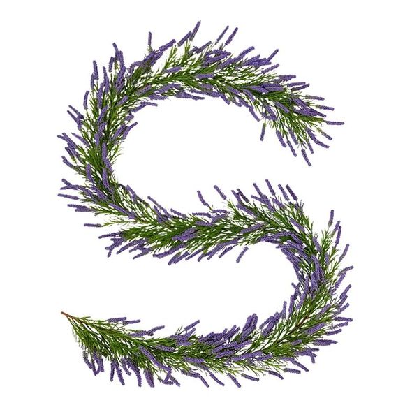 

artificial lavender ivy, faux leaves vines handmade garland greenery wedding backdrop arch wall decor decorative flowers & wreaths