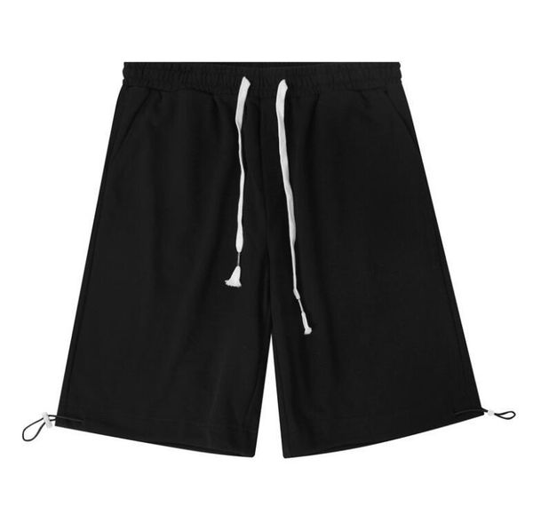 

summer men casual shorts bodybuilding short pants men's, White;black