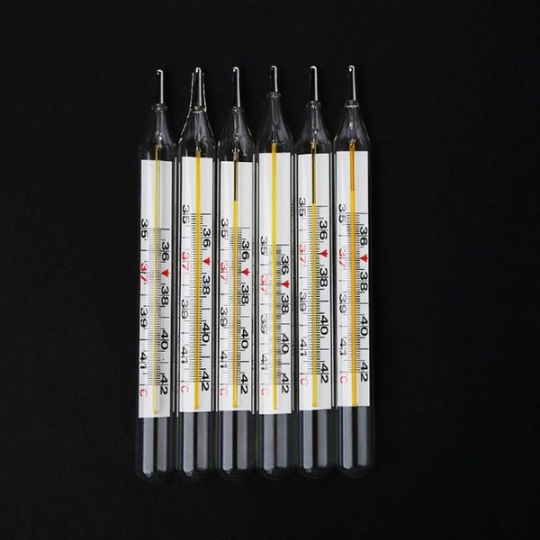

10/50pcs mercury large screen clinical temperature household health monitors care thermometers smart home control