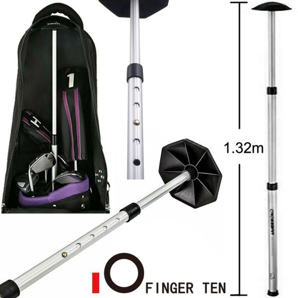 

golf training aids stand tool club stiff arm support protector pole travel bag adjustable stretch lightweight foldable drop