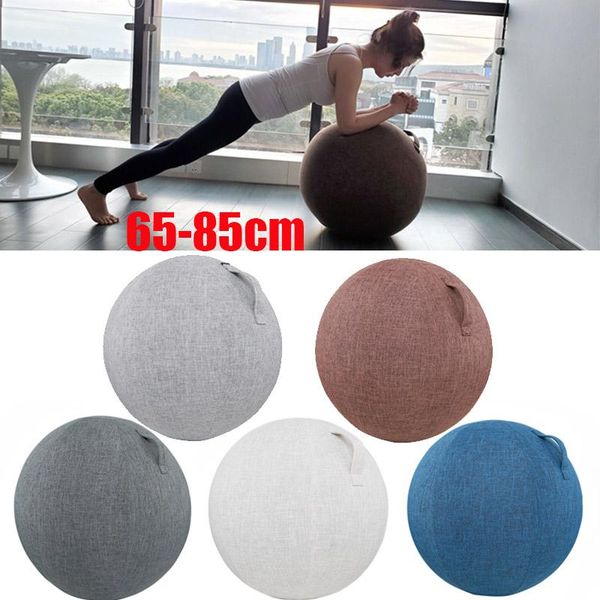 

yoga balls premium ball protective cover gym workout and bottom ring for exercise fitness accessories