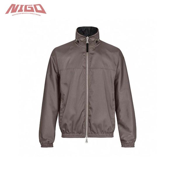 

men's jackets nigo  21ss reversible jacket windproof coat #nigo336, Black;brown
