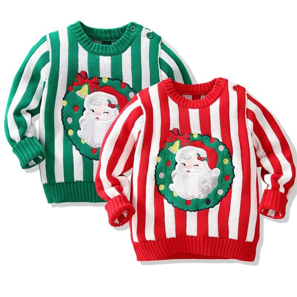 

pullover christmas baby girls boys sweater kids pullovers cartoon autumn winter clothes, Blue