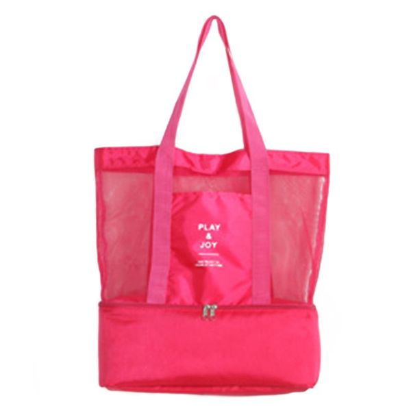 

outdoor bags 2021 lunch bag picnic insulated cooler mesh tote waterproof nylon one shoulder high capacity food drink