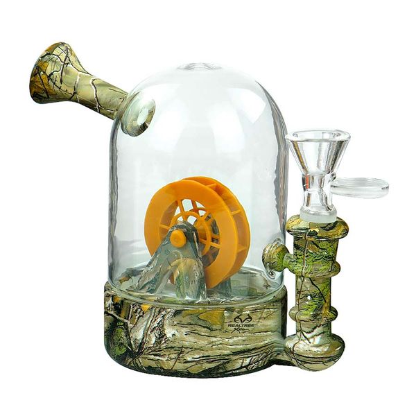 Narghilè 4.8 '' Pipa ad acqua a ruota idraulica con ciotola in vetro Accessori per fumatori Bong per narghilè Dab Rig