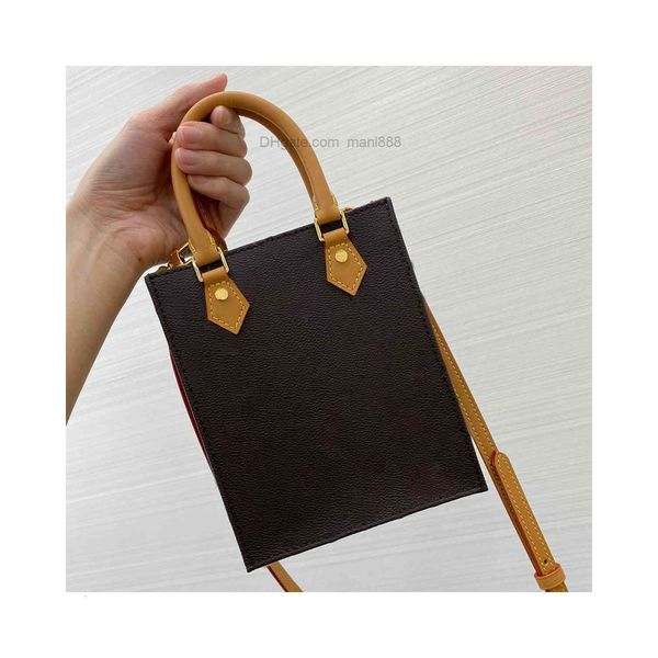 

m69442 petit sac plat cross body women bag strap in leather shoulder bags small canvas lady flat purse mini messenger fashion tote handbag
