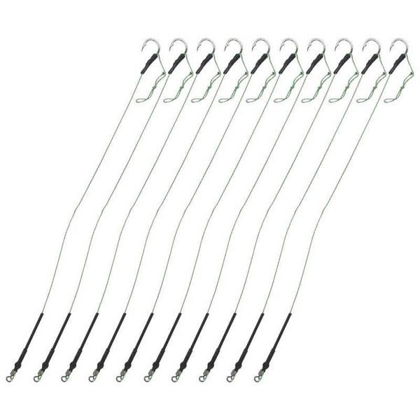 

saltwater fishing hook 5 set carp hair rigs line metal hooks bait wire accessory