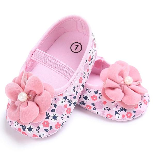 

baby shoes girl summer cloth flower elastick band little princess shallow firstwalker 1 first walkers