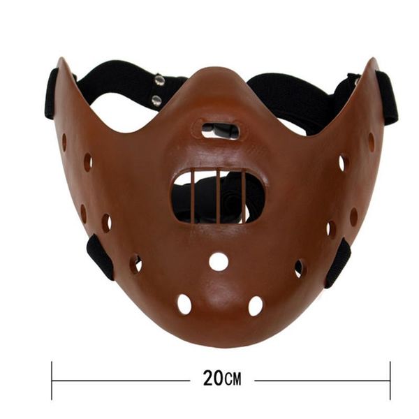 

party masks halloween scary resin horror hannibal lecter the silence of lambs masquerade cosplay props