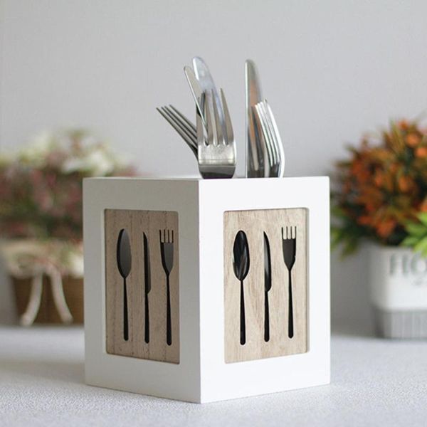 

storage bottles & jars multifunctional wooden box creative tableware basket hollow kitchen organize holder articulos de cocina cd