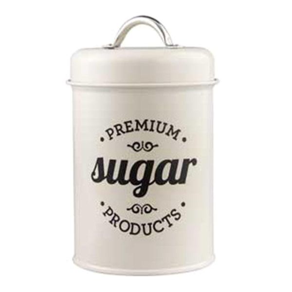 

vintage wrought iron coffee suger storage container sealed pots n7mb bottles & jars