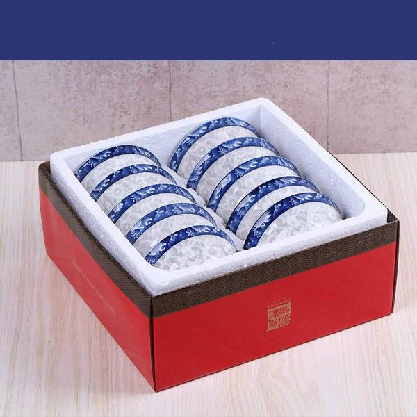 

bowls chinese bowl household eating set tableware noodle small soup combination porcelain ramen