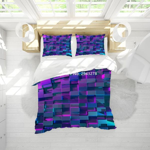 

bedding sets brightly coloured pattern 3d-printed set stylish and comfortable duvet covered pillowcase home spun bedroom decor