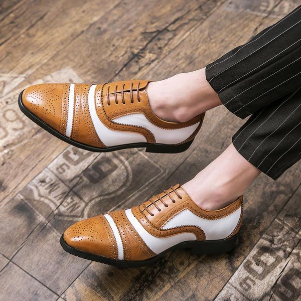 

trendformal leather black brand for brown summer old lether lather male casual men's italian piergitar men mens stylish man dress shoes