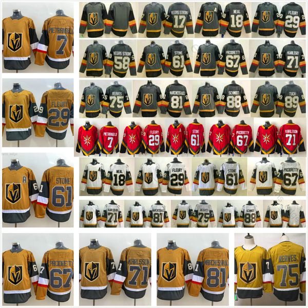 

2021 reverse retro vegas golden knights fleury pacioretty 75 ryan reaves 89 alex tuch 81 jonathan marchessault #7 alex pietrangelo jerseys, Black;red