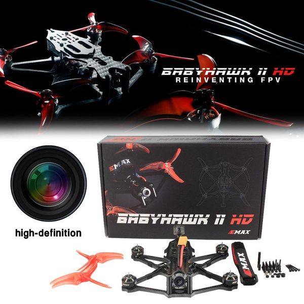 

pre-order emax babyhawk 2 hd d8 receiver 155mm f4 4s fpv racing drone under 250g with digital system #y5 drones