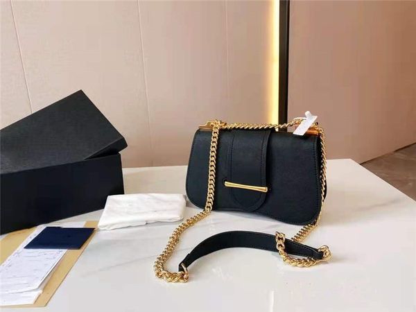 

star catwalk high-quality chainshouder bag designers womens handbags purses 2021cross-pattern double-layer leather embossing crossbody bags