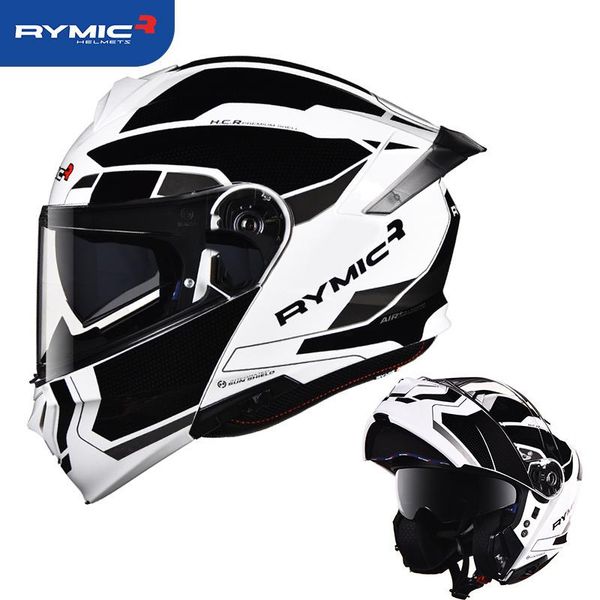 

motorcycle helmets 2 gifts racing flip up modular dual lens motocross helmet full face safe ece dot for man