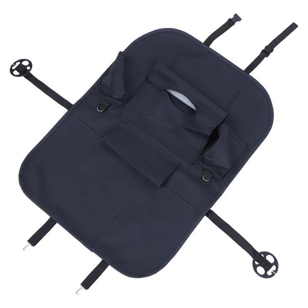 

car organizer 1pc leather seat foldable tray table back protector