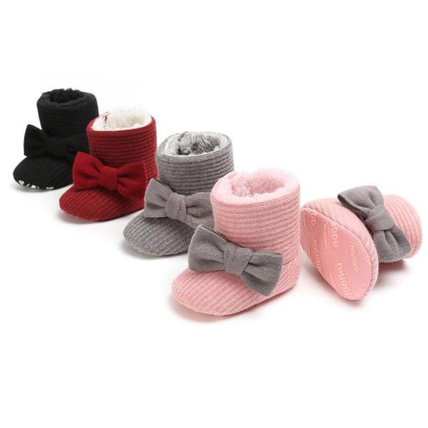 

first walkers baby winter shoes infant boots boys girls anti-slip toddler snow warm prewalker #2n05