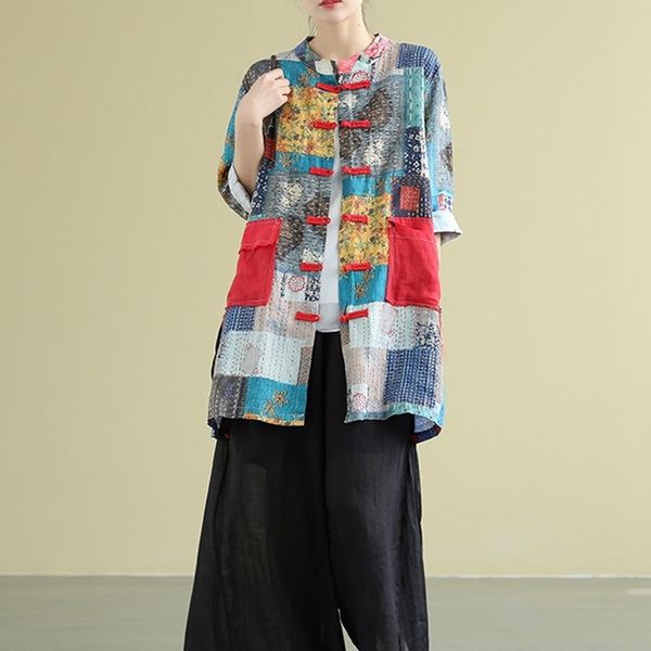 

chinese style retro women autumn coat v-neck comfortable taichi teasim hanfu full sleeve tang suit red jacket outfits 10261