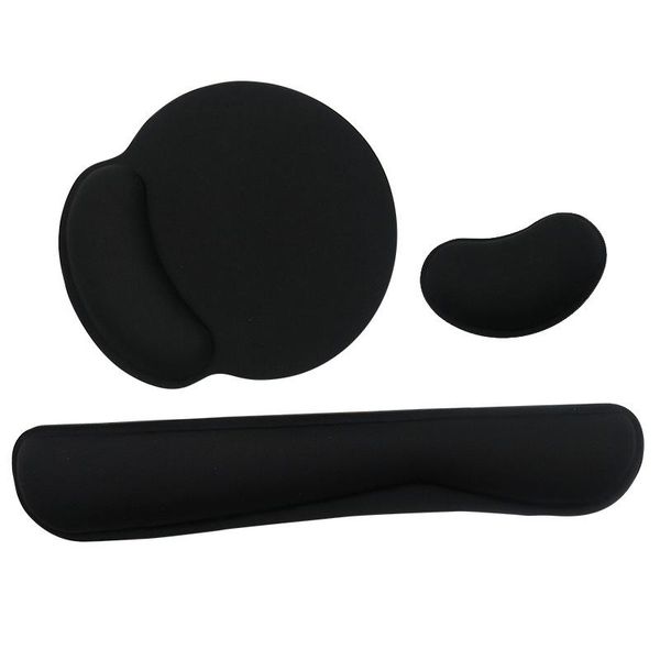 

mouse pads & wrist rests memory foam keyboard rest pad protect care ergonomic office computer gaming