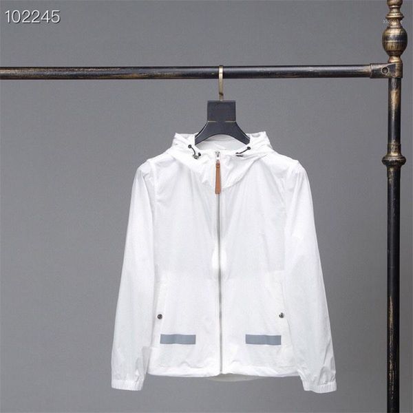 

men's jackets special price men summer sun protection hooded thin zipper solid color spring coats male casual clothes, Black;brown