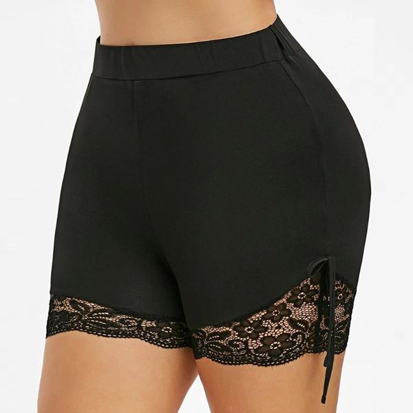 

summer shorts women casual patchwork fitness workout female plus size breathable elastic skinny slim leggings #6.26 women's, White;black