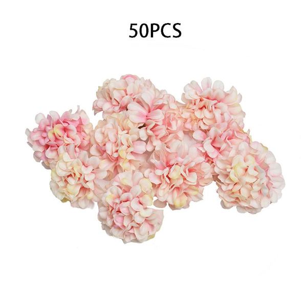 

decorative flowers & wreaths decoration artificial hydrangea accessories tool kit 50pcs fake