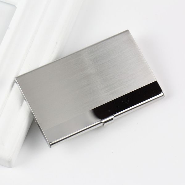 

files card holder stainless steel business case gift laser
