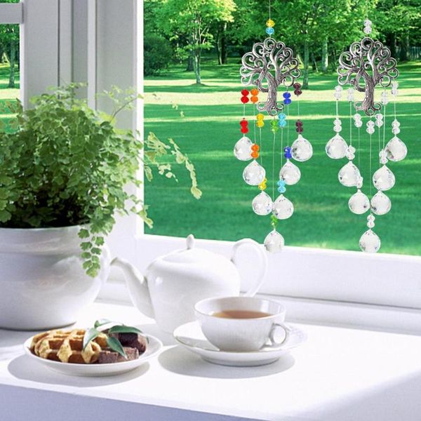 

decorative objects & figurines crystal lighting ball pendant diy tree car ornaments for wedding party baby room christmas decoration