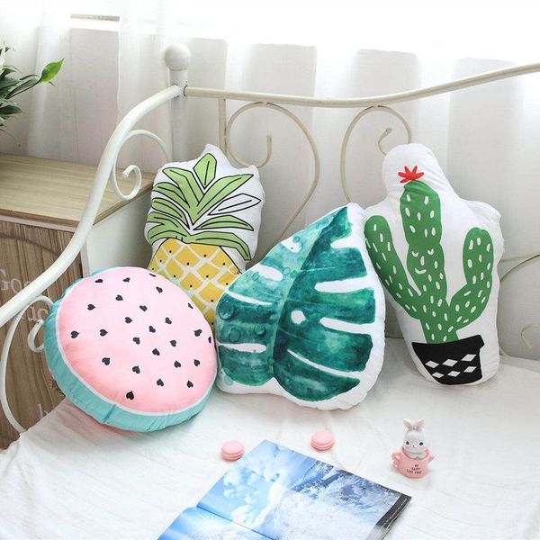 

cushion/decorative pillow nordic room decorative cushion plush stuffed cactus pineapple baby nursery bedroom decor kids