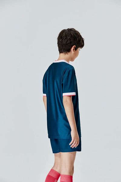 

#071 football uniform men+kids soccer jersey printing team custom track and field sports short-sleeved shirt, Black;yellow