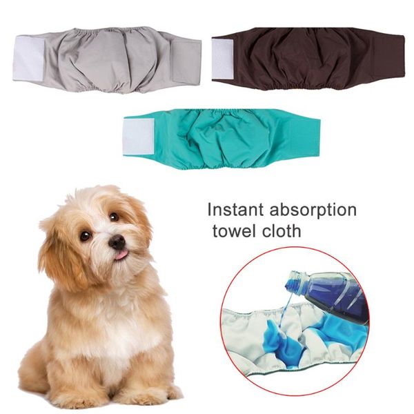 

dog apparel underwear breathable reusable washable training male dogs physiological pants pet diaper briefs leak proof belt urine pad