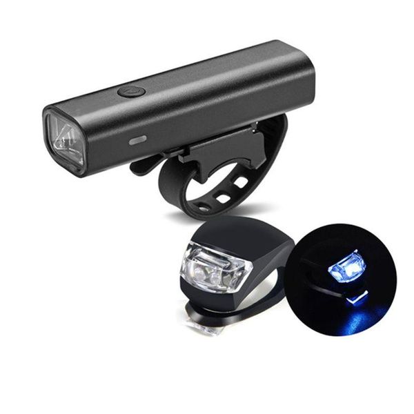 

bike lights usb rechargeable bicycle headlight night ride mountain warning light m7dc