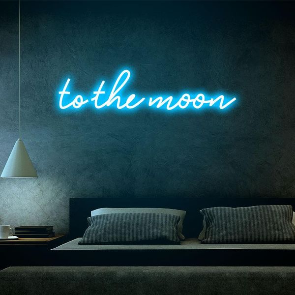 

other event & party supplies to the moon neon light decor bedroom custom led sign wall art romance wedding