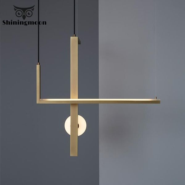 

pendant lamps post-modern designer led lights luxury metal living room bedroom lamp el bar cafe decor kitchen hanging