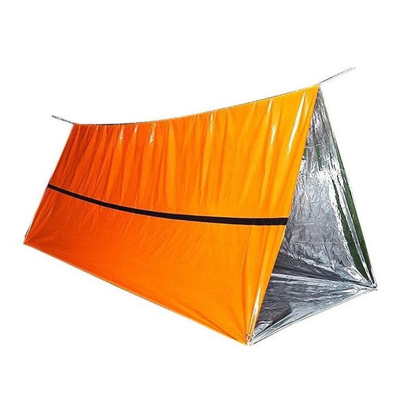 

fishing accessories 2 person survival emergency tent - waterproof thermal blanket rescue ,emergency shelter , tarp