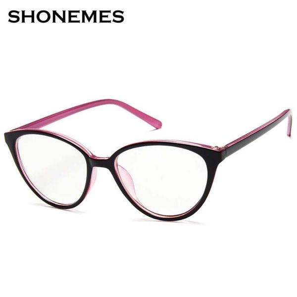 

fashion sunglasses frames cat eye eyeglasses men women lightweight plain glasses clear cateye female eyewear matte black