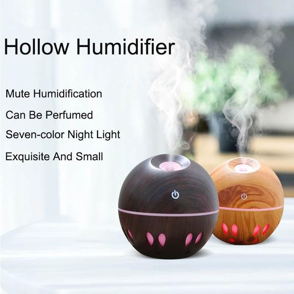 

fragrance lamps portable air aroma essential oil diffuser led humidifier art humidification creative color