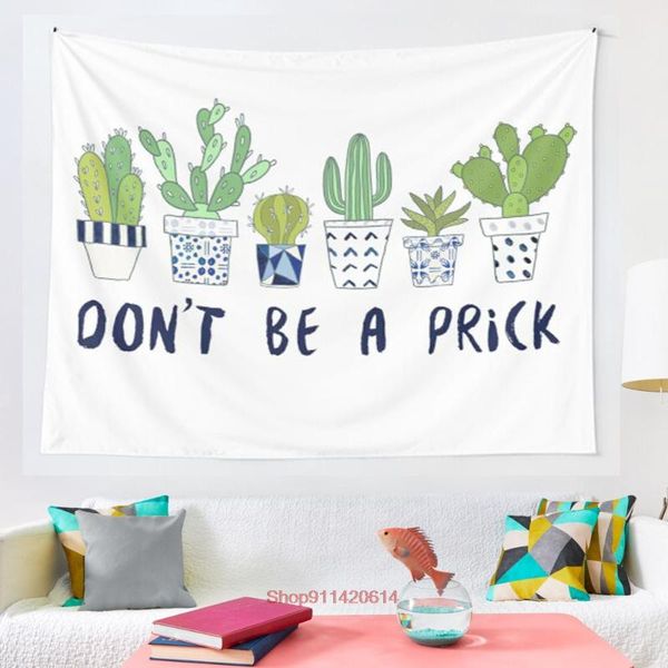 

tapestries don t be a prick tapestry colorful wall hanging dorm art yoga mat