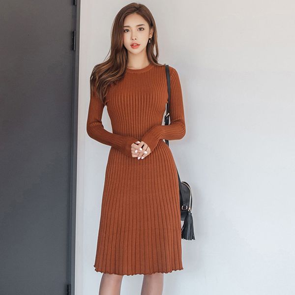 

Arriving quality fashion elasticity women comfortable basic crochet soft bouncy cute dress, Black;gray