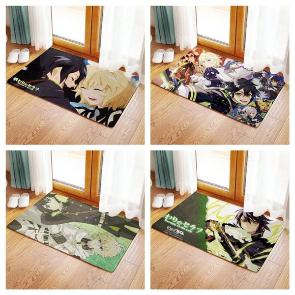 

Owari No Seraph/ Seraph Of The End WC Bathmat Rug Toilet Floor Cover Carpet Non-Slip Anime Manga Carpets