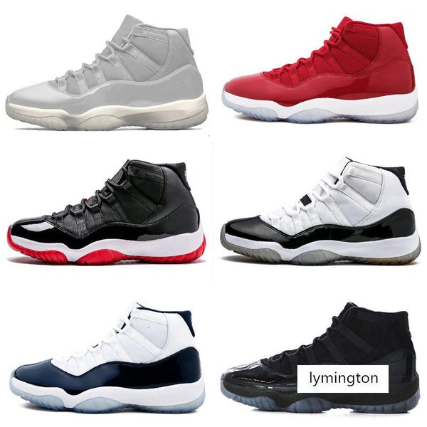 

jumpman 11 xi 11s high concord 45 midnight navy gown gym red chicago platinum tint space jams shoes mens foam sneakers us 5.5-13
