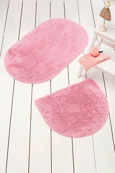 

of colors oval set 2 pink bath mat 8694545034402 mats