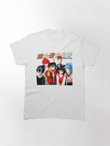 

men's t-shirts yu hakusho gang otchramen t shirt harajuku design t-shirt streetwear boyfriend 100% cotton femal male washed, White;black