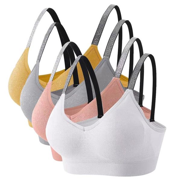 

bras simple sporty invisible push up bra solid seamless bralette chest wire brassiere women lingerie, Red;black
