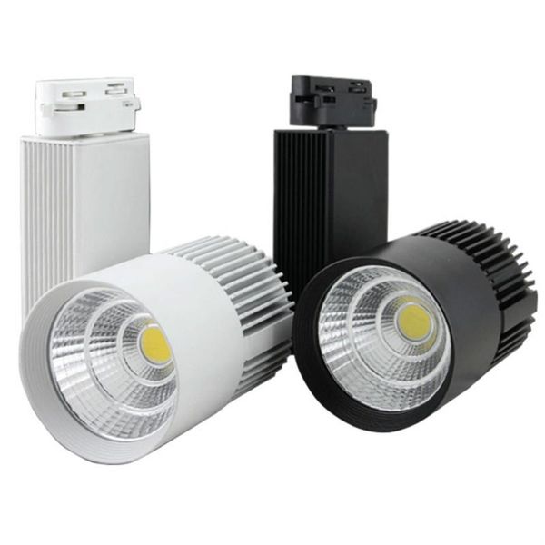 

led track light rail spot tracks shoe clothes shop store mall lamp showroom spotlights exhibition lighting lights