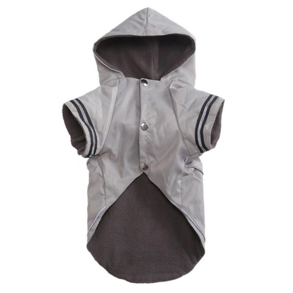 

dog apparel pet dogs two legs costume with cashmere inner for rain days puppy windproof and waterproof raincoat gifts