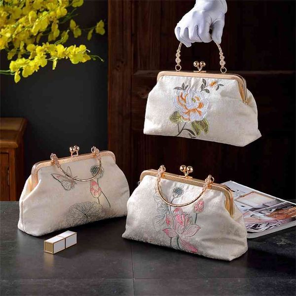 

new style xiaoqingxin chinese fairy embroidery hanfu antique messenger cheongsam hand women's bag